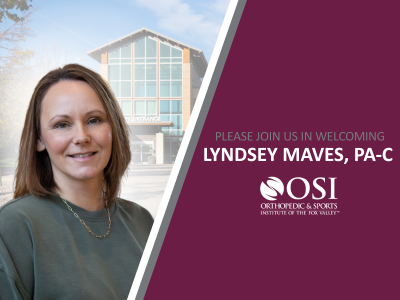 Welcome Lyndsey Maves, PA-C